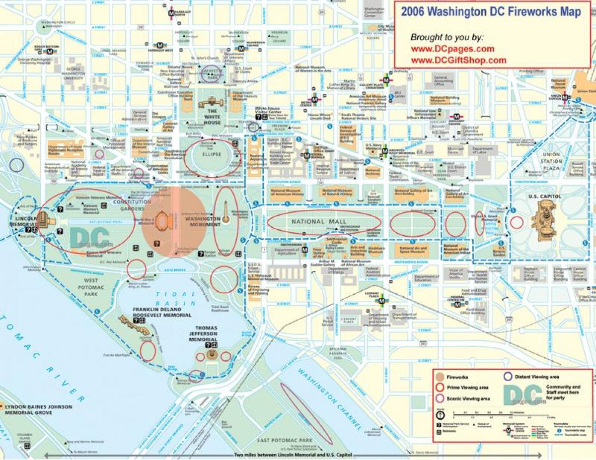 capitol hill, Beyaz Saray haritası 
