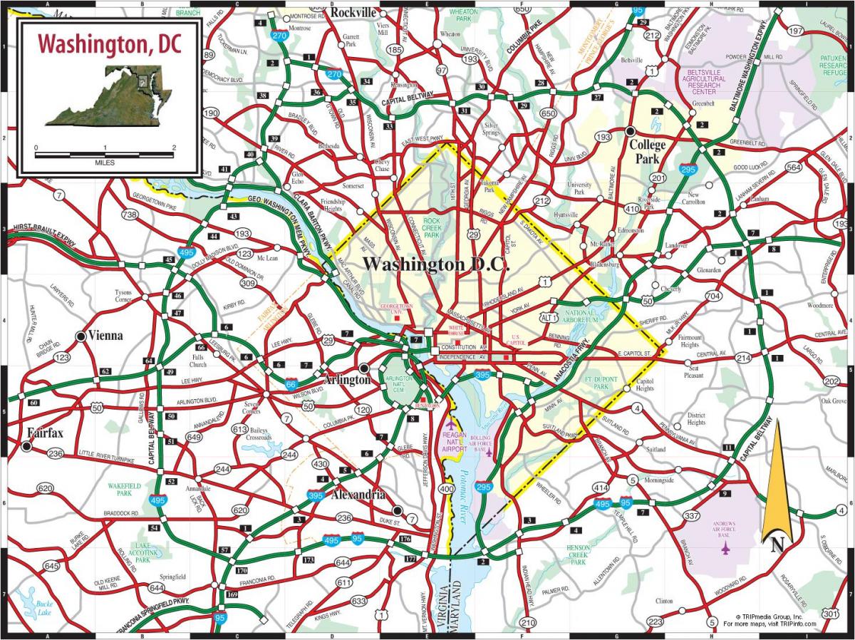 washington dc metro haritası sokak kaplaması