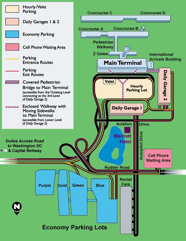 Park harita dulles 