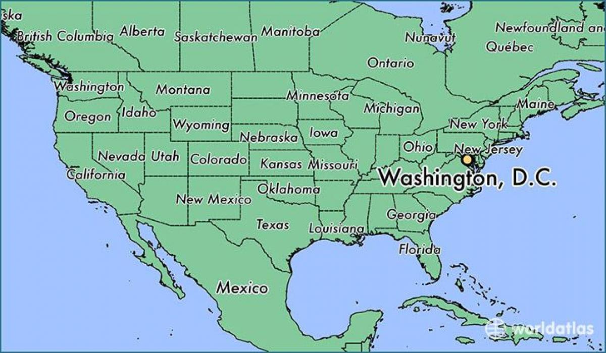 dc harita ABD