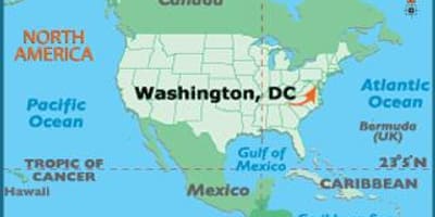 Harita washington dc gösteriliyor 