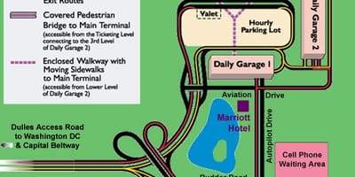 Park harita Dulles 