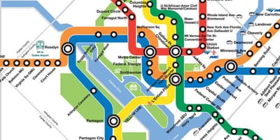 Yeni dc metro haritası