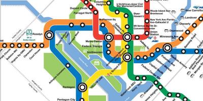 Yeni dc metro haritası