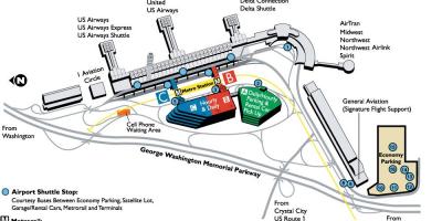 Ronald reagan washington Ulusal Havalimanı göster