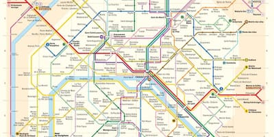 Washington dc metro map sokakları