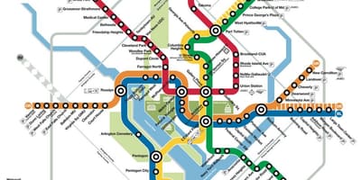 Dca metro haritası