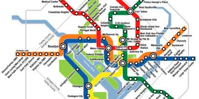 Wa dc metro haritası
