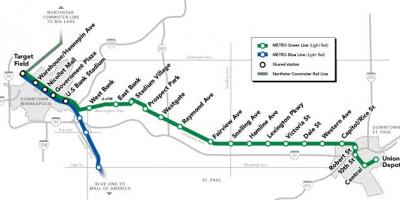 Yeşil hat dc metro haritası